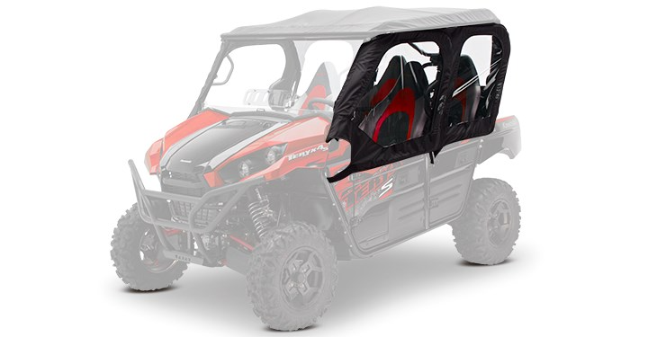 holiday専用 Kawasaki Teryx4 UTV Soft Cab Enclosure Door Set