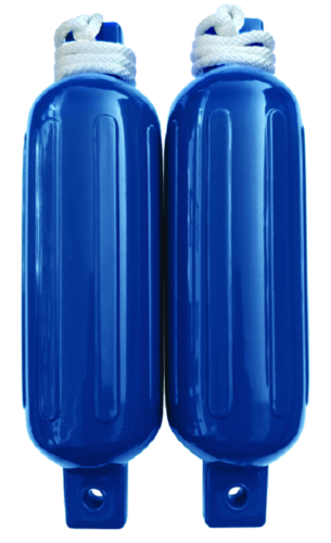 Seachoice Twin Eye Ribbed Fender Kit - Blue