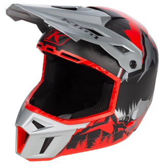 Buy fiery-red-monument-gray F3 CARBON HELMET ECE