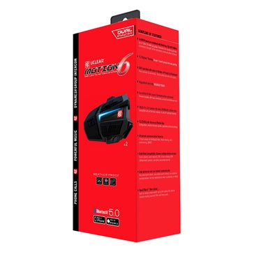 Bluetooth Helmet Audio System - Uclear Double Kit Motion 6 -