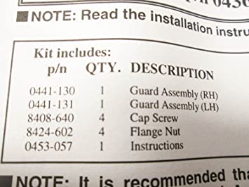 Arctic Cat New OEM Kit, Cv Boot Protector, 0436-100