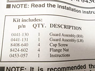 Arctic Cat New OEM Kit, Cv Boot Protector, 0436-100