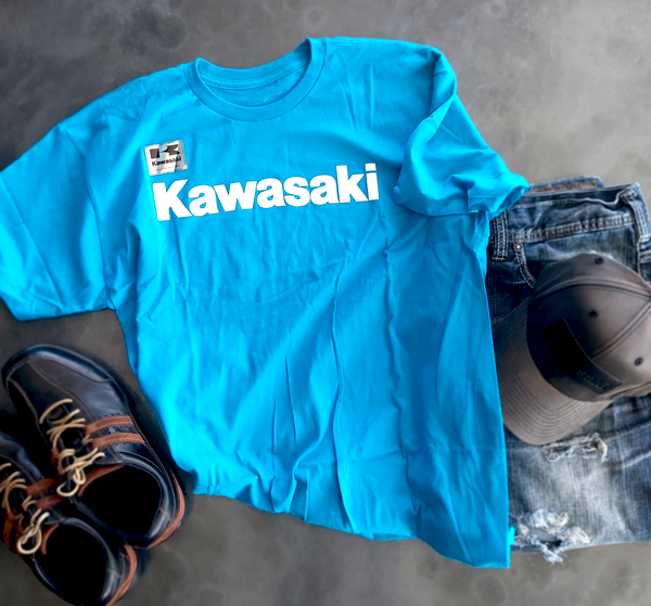 Kawasaki Turquoise T Shirt