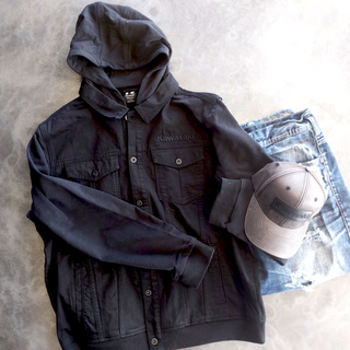 Kawasaki Hooded Denim Jacket