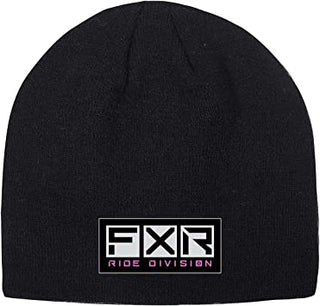 FXR Infinite Beanie Hat Black/Electric Pink