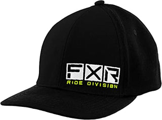FXR Victory 21 Snapback Hat Black/Hi-Vis