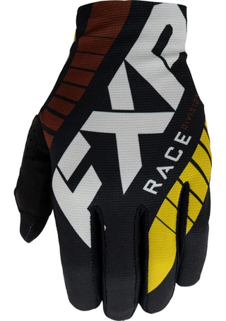 Buy black-rust-gold FXR Slip On Lite MX Glove