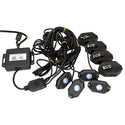 QUAKE LED QTL766 4 PIECE RGB ACCENT ROCK L