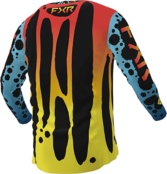 FXR Podium Youth MX Offroad Jersey Dart Frog