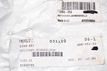Arctic Cat New OEM Windshield Retainer, 2606-853