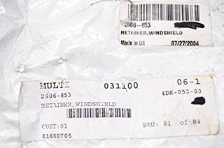 Arctic Cat New OEM Windshield Retainer, 2606-853