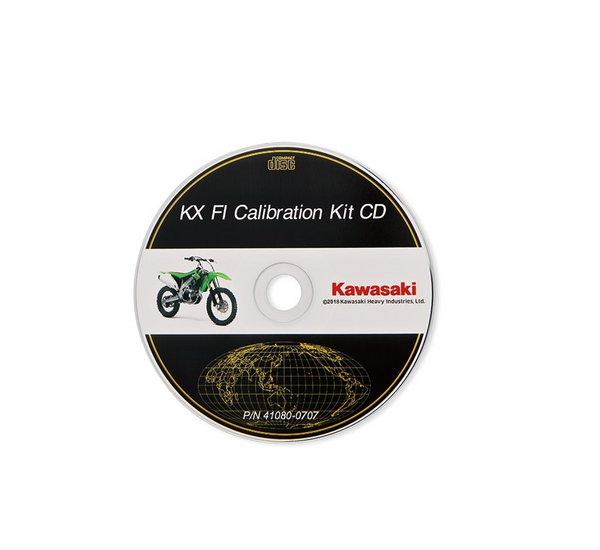 Kawasaki KX450 Dirt Bike Fuel & Ignition Maps User's Manual CD-ROM