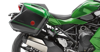 Kawasaki Motorcycle 28 Litre Hard Saddlebag Color Matched Trim Set