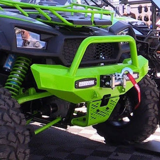 Arctic Cat Plate Brushguard Front Bumper - Medium Green - 2017-2020 Stampede Havoc
