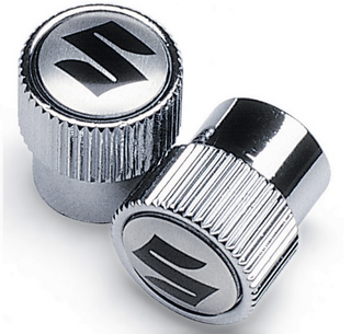 Suzuki Logo Tire Valve Caps - MotorsportsGear