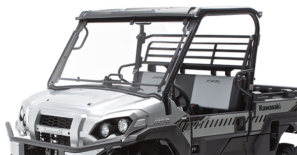 Kawasaki Mule Pro FXR UTV Flip Up Polycarbonate Windshield - MotorsportsGear