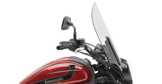 Kawasaki Vulcan S Motorcycle Fixed Large Windshield