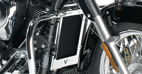 Kawasaki Vulcan 900 Classic/Custom Motorcycle Radiator Cover