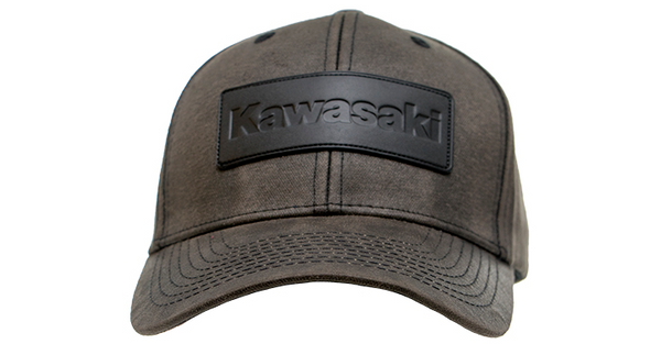 Kawasaki Leather Patch Vintage Cap