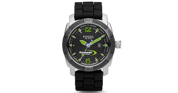 Kawasaki Team Green Fossil Watch - MotorsportsGear