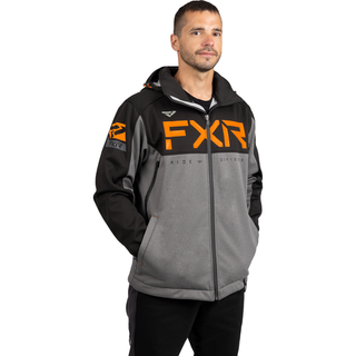 Buy grey-heather-orange FXR Helium Ride Softshell Jacket