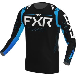 Buy black-sky-blue FXR Helium MX Jersey