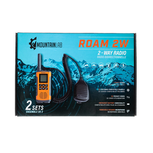 Mountain Lab Roam 2W 2-Way Radio Set