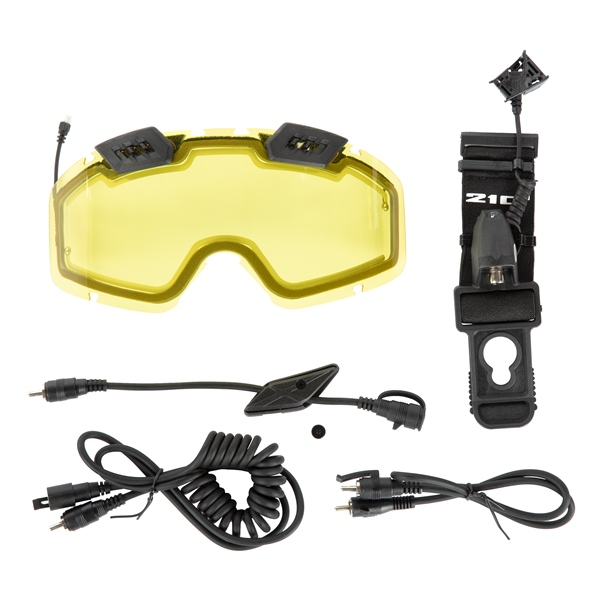 CKX Electric 210° Goggle Lens With Adjustable Ventilation & Accessories