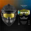 CKX Titan Original Backcountry Carbon Helmet With 210° Goggles