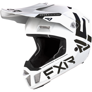 Buy white-black FXR Clutch CX Helmet