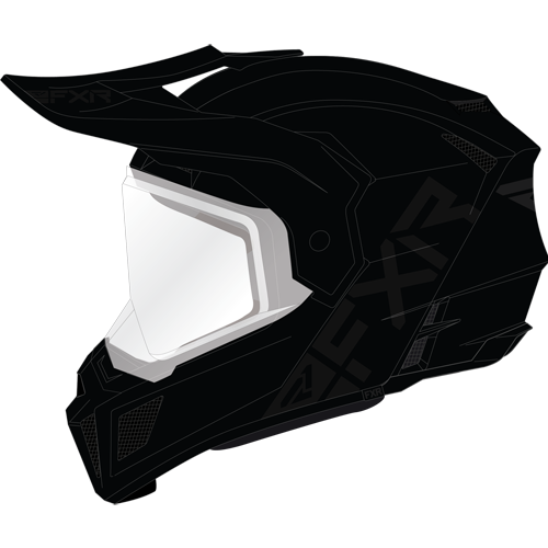 FXR Clutch X Prime Helmet with Dual Shield