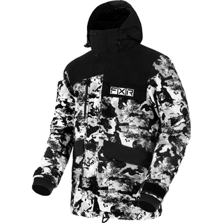 Buy white-camo-black FXR Chute Jacket